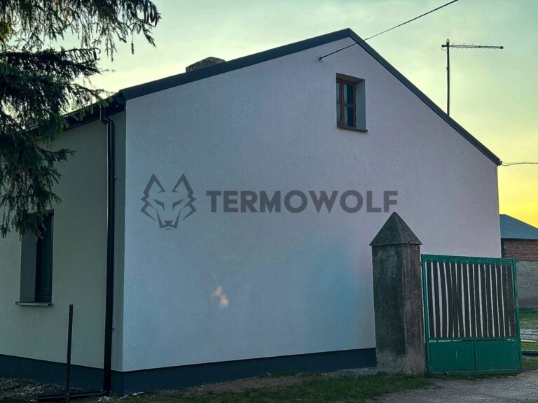 Ocieplenie elewacji — realizacja Termowolf