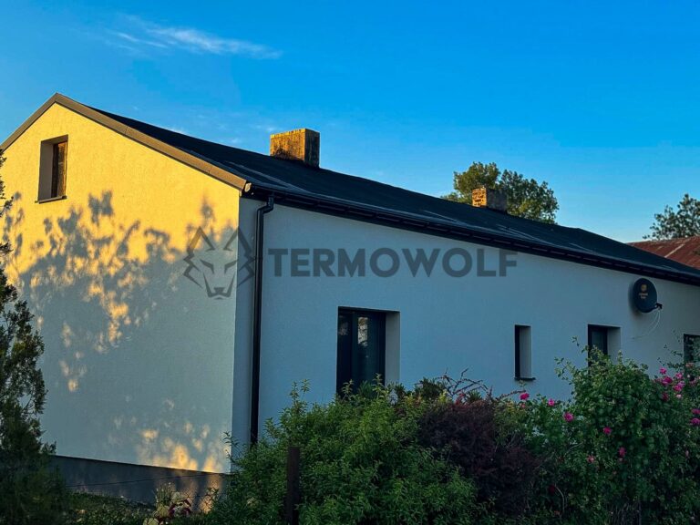Ocieplenie elewacji — realizacja Termowolf