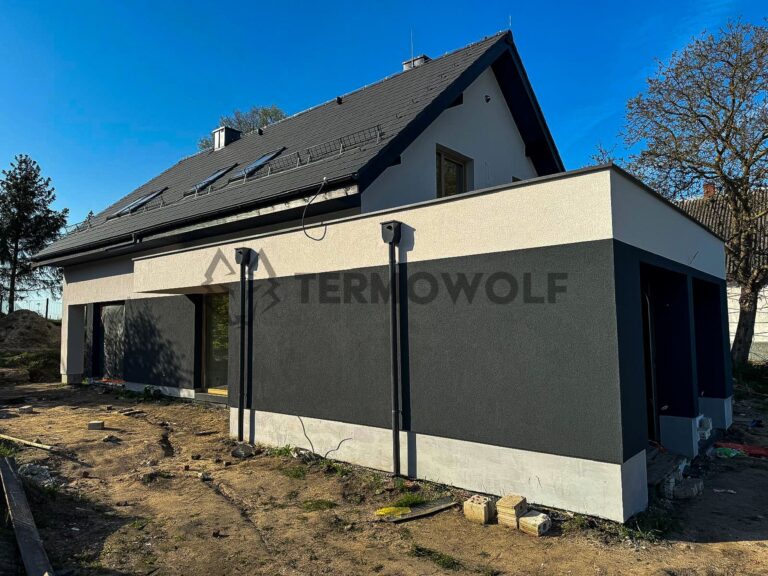 Ocieplenie elewacji — realizacja Termowolf