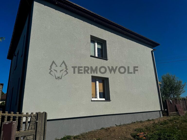 Ocieplenie elewacji — realizacja Termowolf